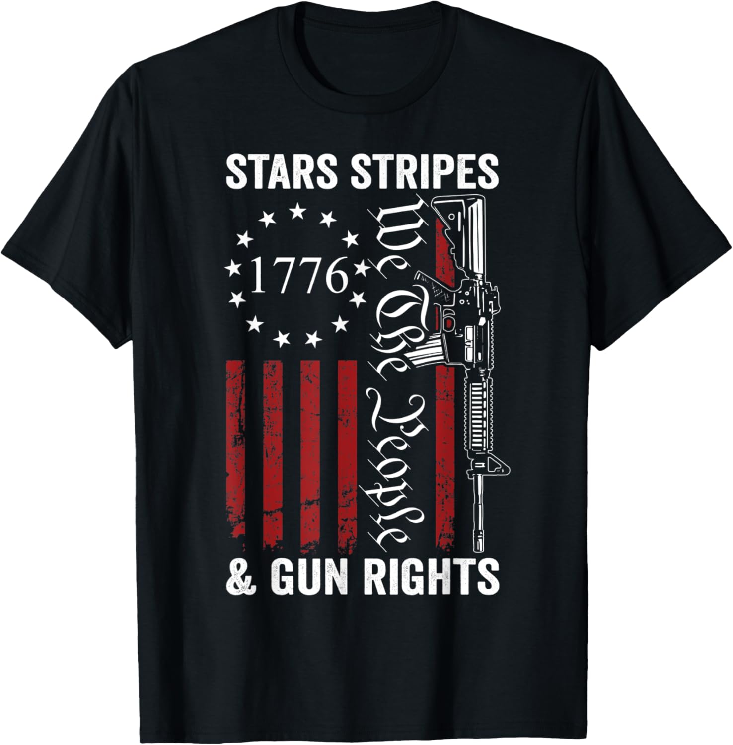 Stars Stripes Gun Rights Ar15 Pro Guns 2Nd Amendment