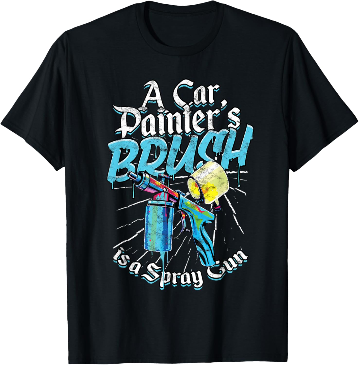 A Car Painters Brush Is A Spray Gun
