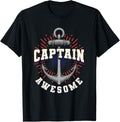 Retro Anchor Sailboat Sailing Boating Captain