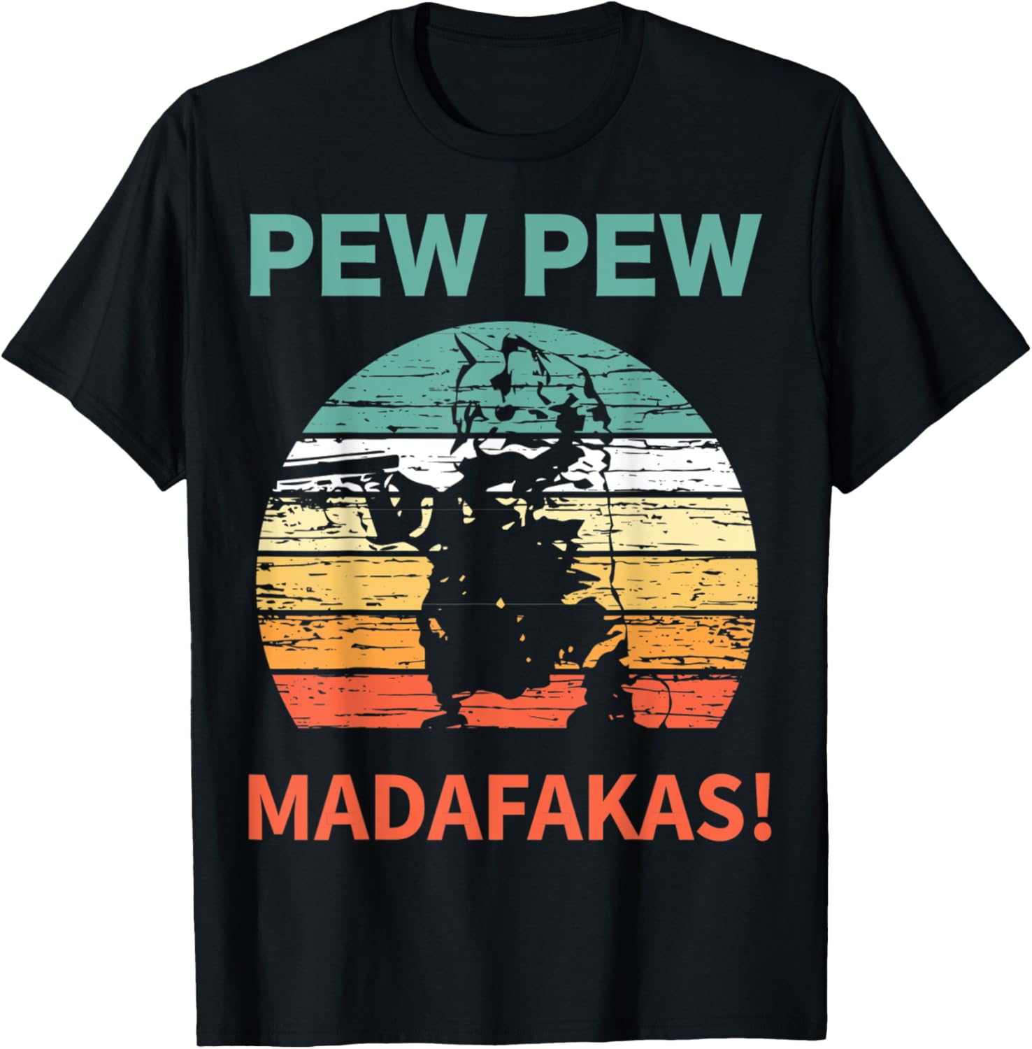 Pew Madafakas Shirt Funny Cat Holding Gun