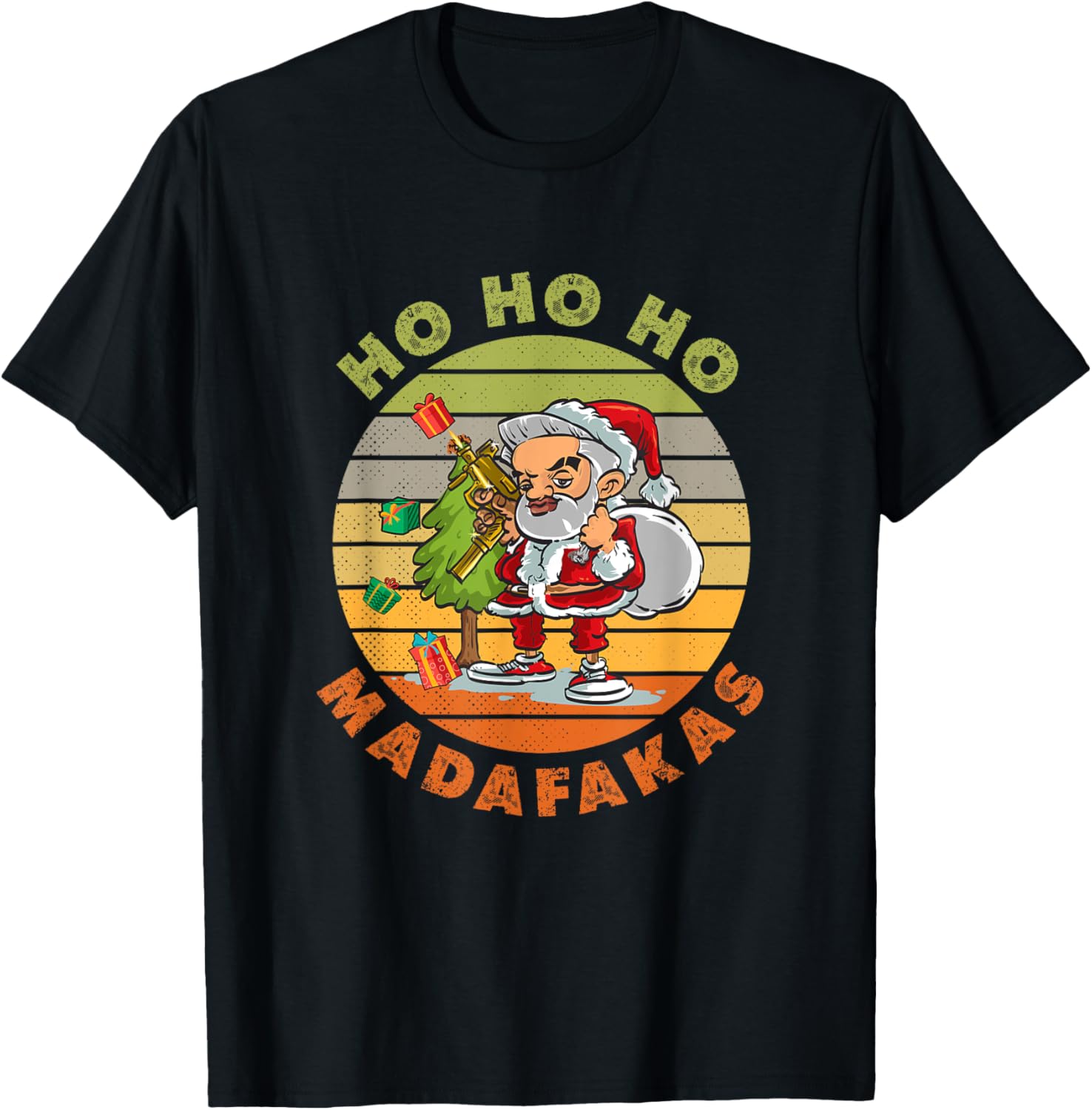 Ho Madafakas Santa Claus With Gun