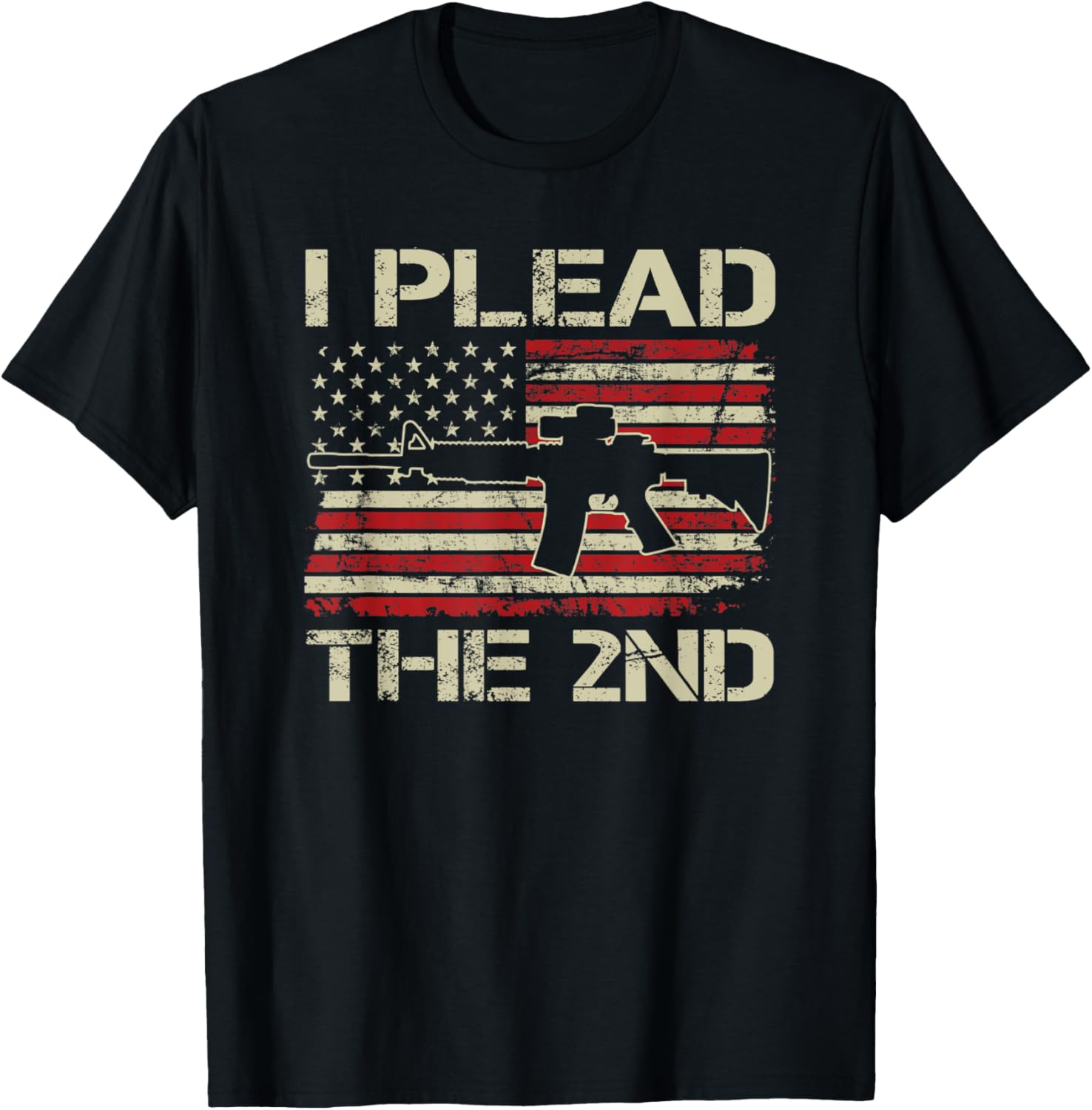 I Plead 2Nd Amendment Vintage Usa Ar15 Pro Gun Flag