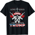 Love Jesus Shoot Guns Vote Trump 2020 Flag