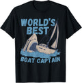 World S Best Boat Captain Funny Shark Megalodon