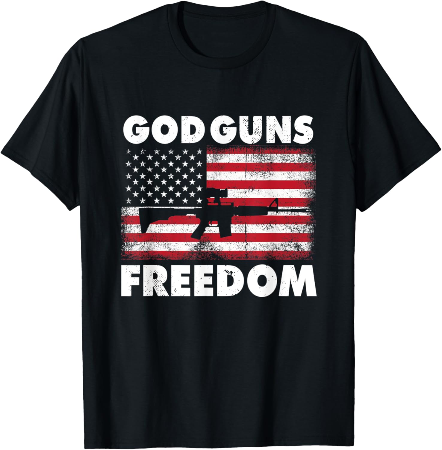American Flag God Guns Freedom Gun Control Protest