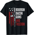Bourbon Bacon Guns Freedom Bbq Grill Drinking Usa Gun