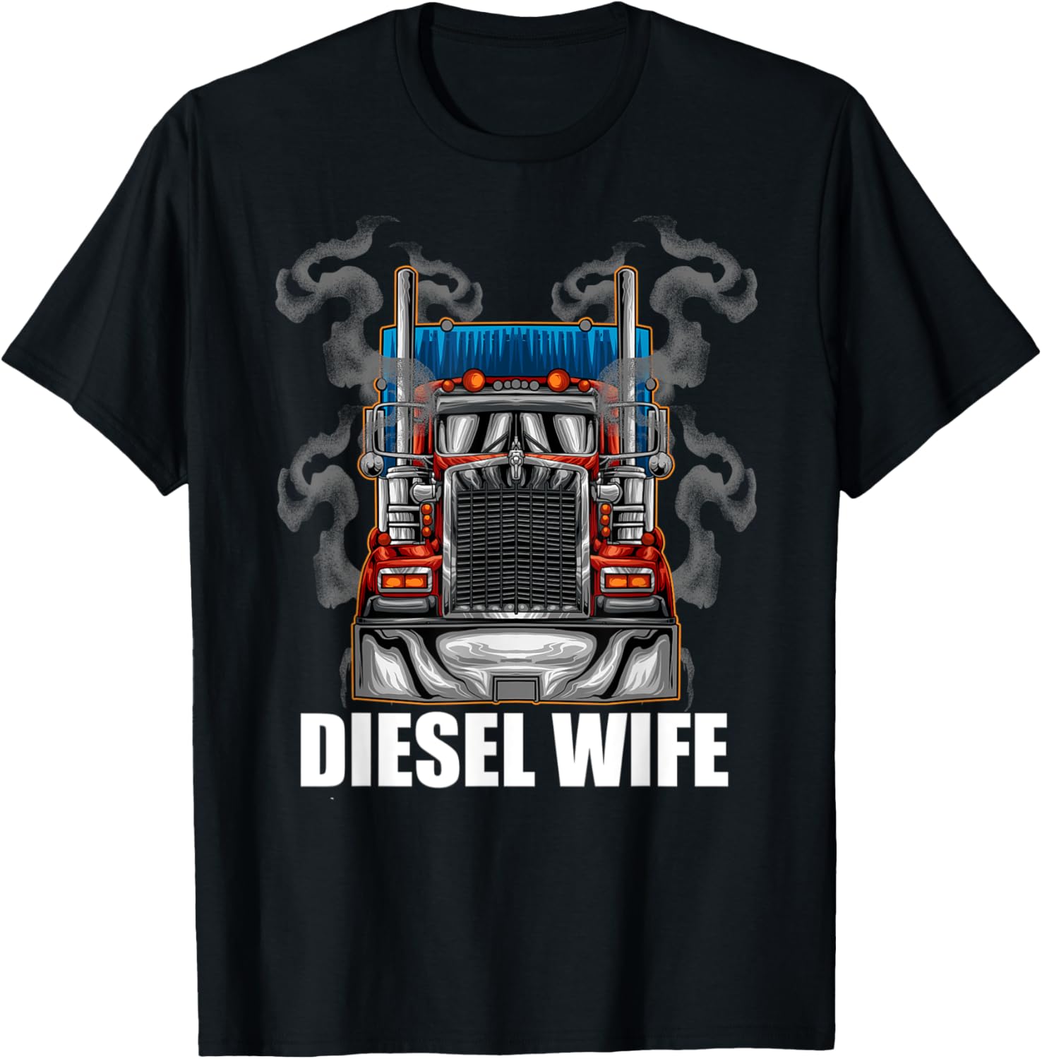 Diesel Wife Truck Driver Husband Trucker 18 Wheeler