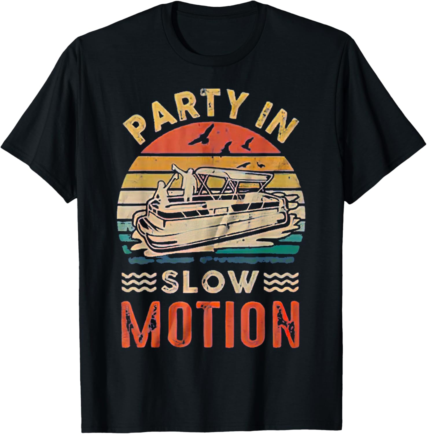 Party In Slow Motion Pontoon Boat Pontooning Boating
