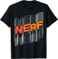 Nerf Stacked Silhouette Retro Nerf Action Logo