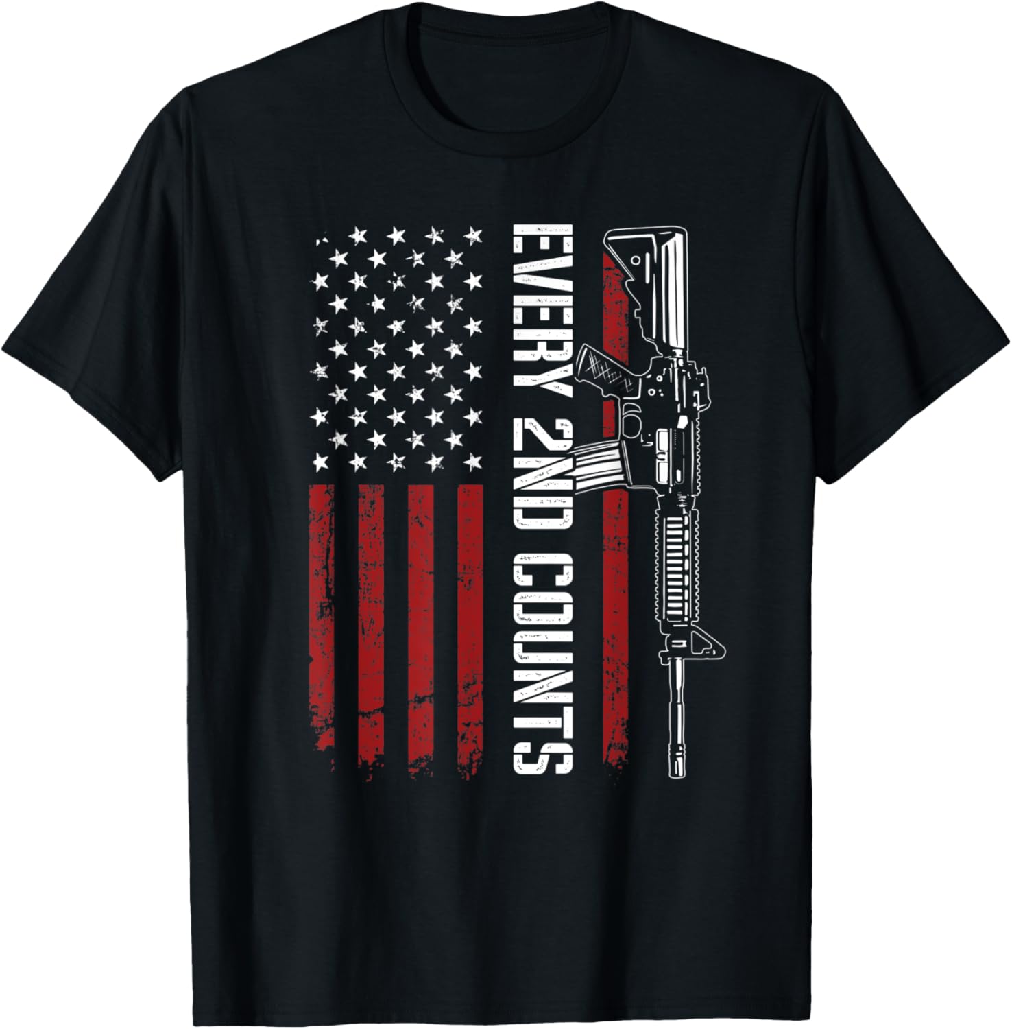 Every 2Nd Counts Pro Guns 2Nd Amendment Gun Rights Flag