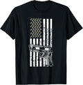 Proud American Gun Owner Distressed Usa Gun Flag Pro Gun