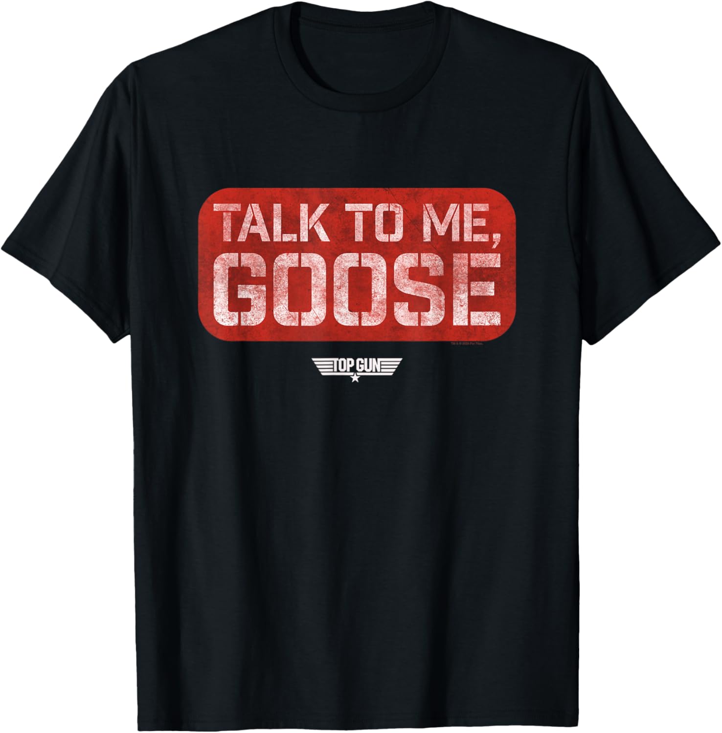 Top Gun Talk To Me Goose Stamp