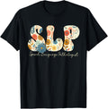 Vintage Floral SLP Speech Therapy Retro SLP OT PT Team
