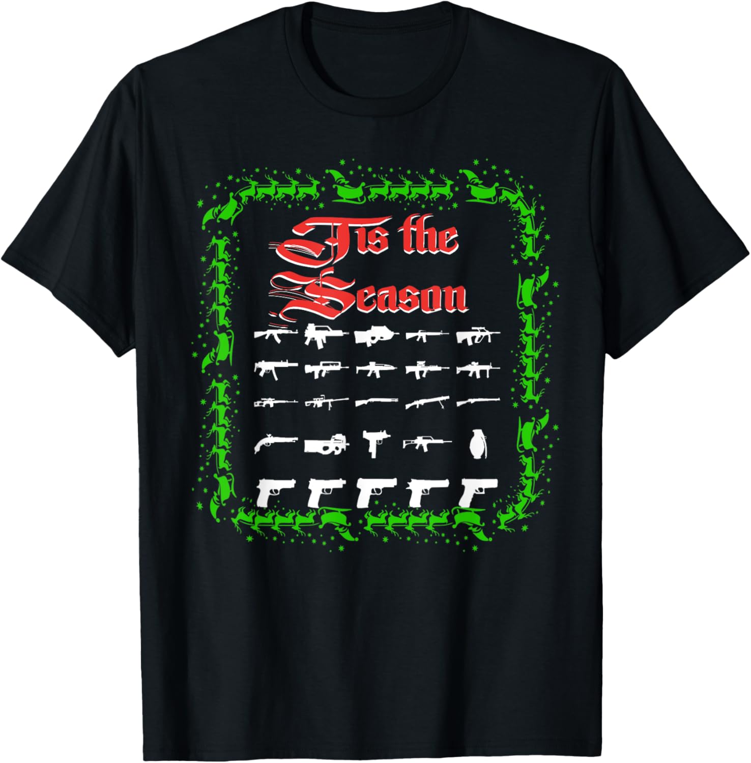 Ugly Christmas Gun Owner 2Nd Amendment T Shirt