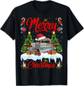 Xmas Tree Lighting Santa Hat Pontoon Boat Christmas