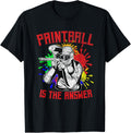 Paintball Is The Answer Funny Paintball Shooting Gun