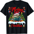Xmas Tree Lighting Santa Hat Boat Christmas