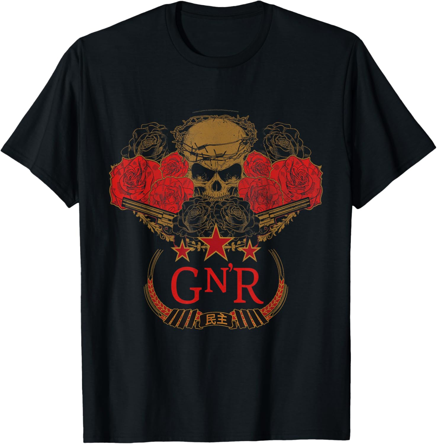 Guns N Roses Official Euro Skull
