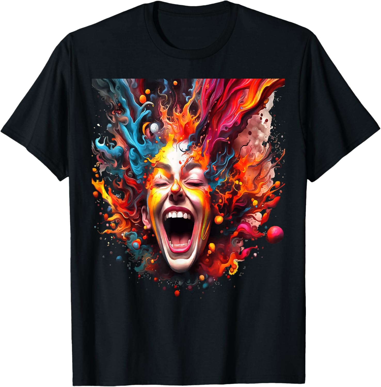 Visualisation Of Laughter And An Artists Happy Place