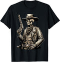 Skeleton Cowboy Gunslinger Outlaw Wild West