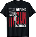 Defund Gun Control 2Nd Amendment Pro Gun Ar 15 Usa Flag