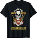 Deadwood South Dakota Skull With Cigar Guns Souvenir