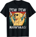 Labrador Pew Dog Vintage Retro Sunset Dogs Guns Nerd