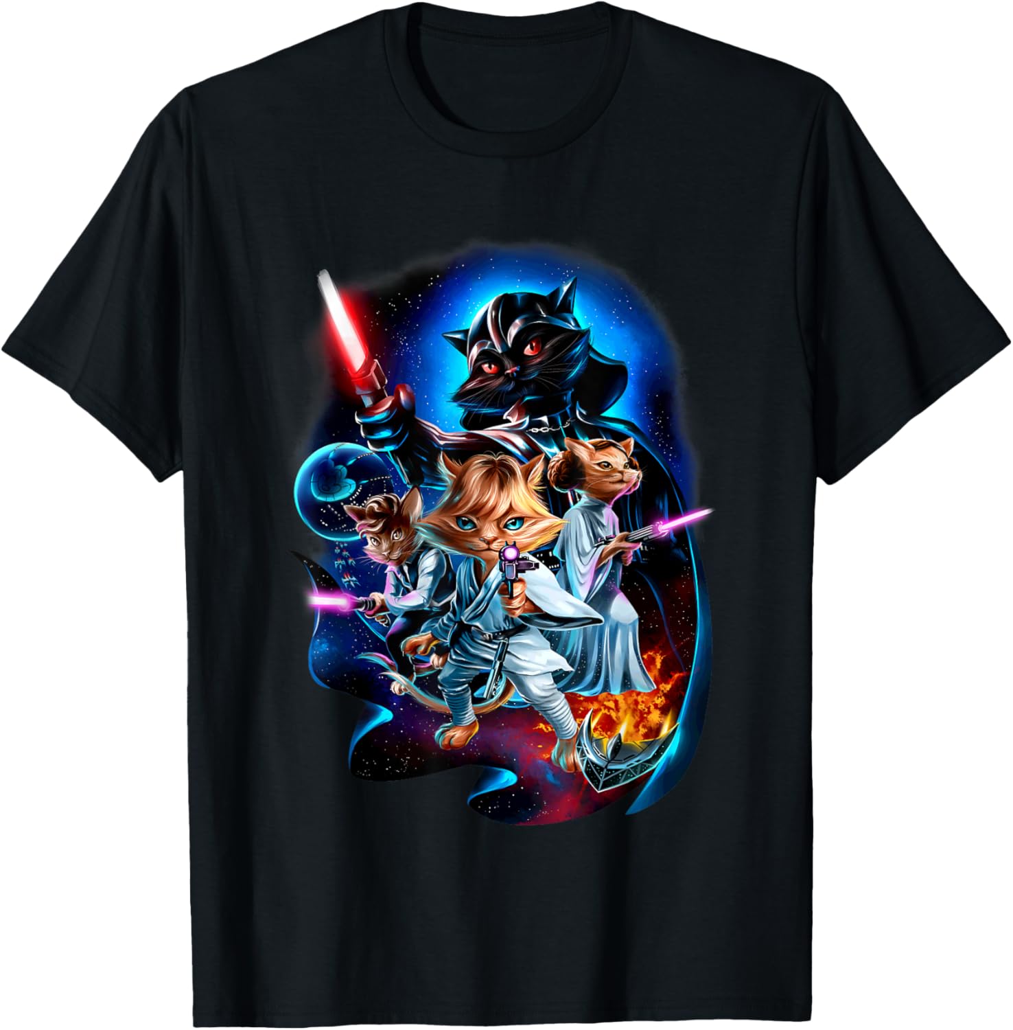 Galactic Cats in Outer Space Battle