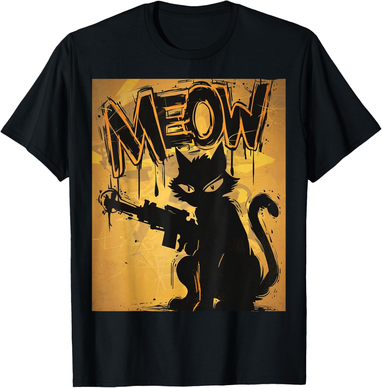 Machine Gun Kitty Meow Cat At War