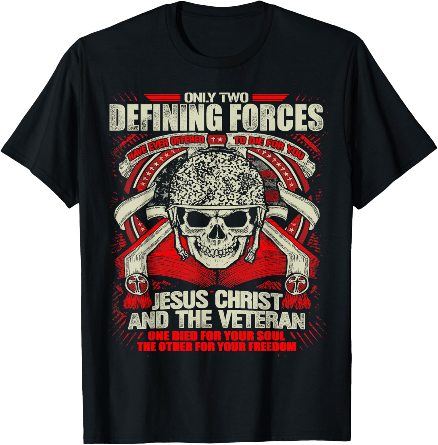 Veteran Defining Forces Tee For Gun Enthusiast