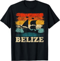 Belize Sailing Vintage Sailboat Summer Boating Sailor