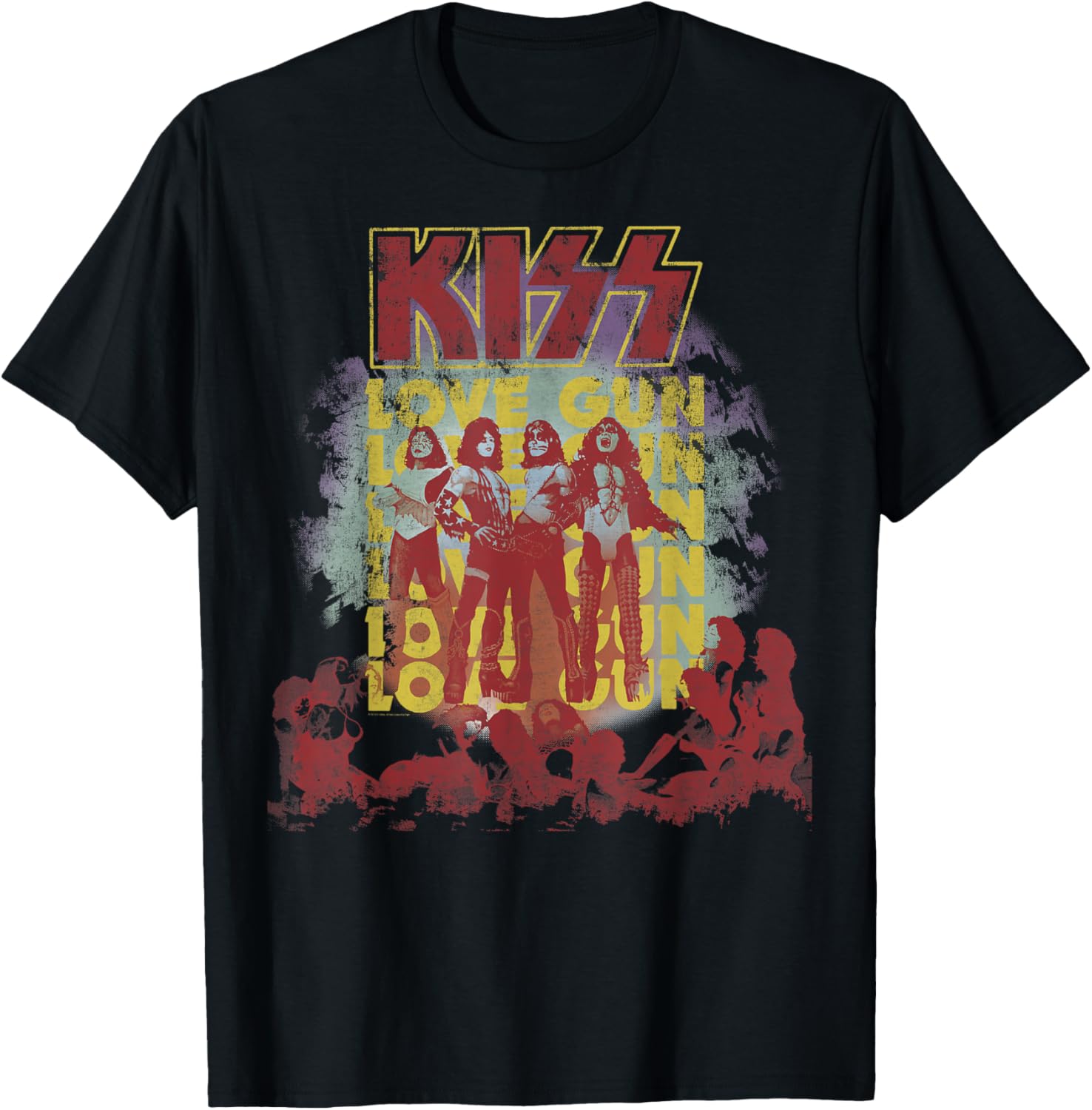 Kiss Love Gun Repeat Red