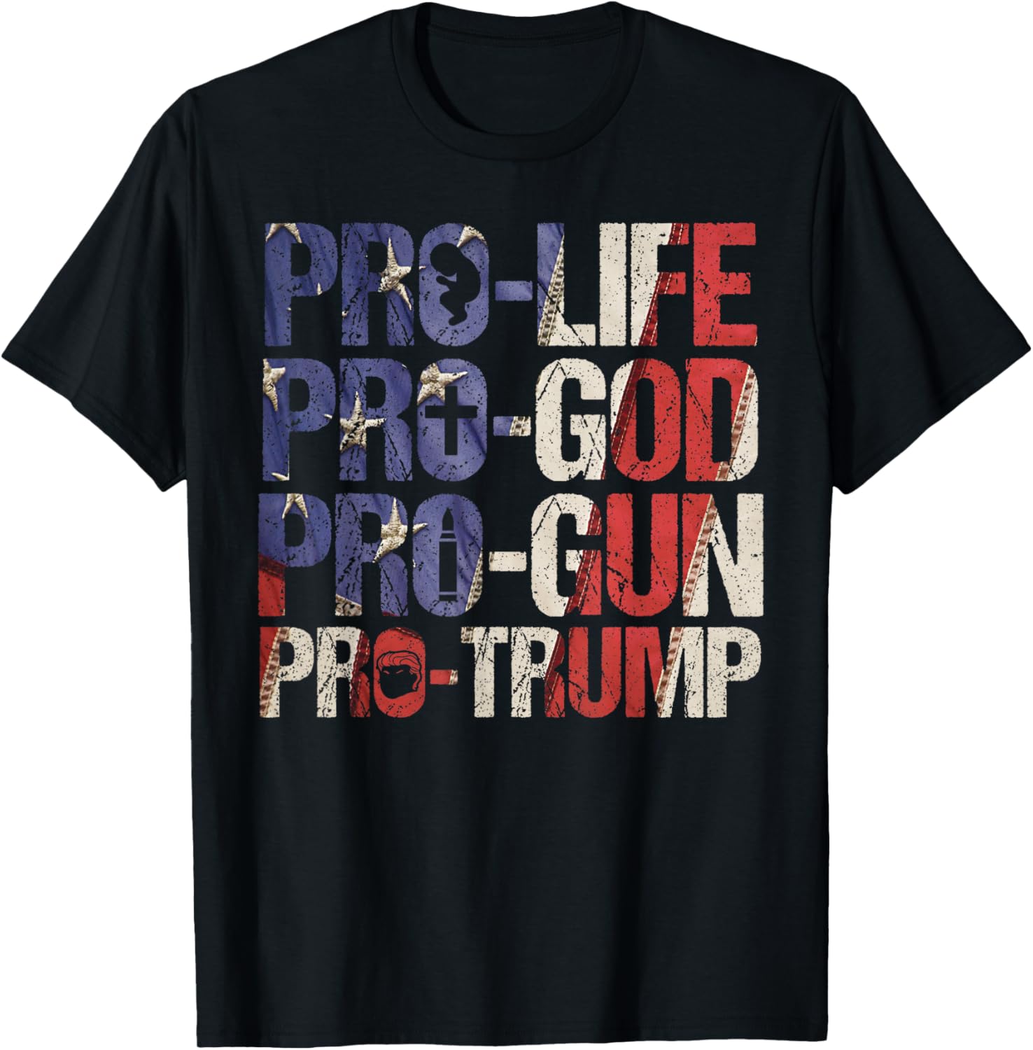 Pro Life God Gun Trump Usa Re Elect Donald Trump 2020