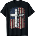 Faith Family Firearms Vintage Pro God Guns American Flag