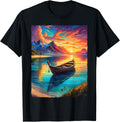 Tropical Sunset Beach Boat