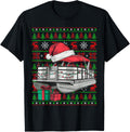 Pontoon Boat Xmas Lights Ugly Santa Pontoon Boat