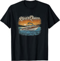 Sunset On Water River Queen Ski Boat