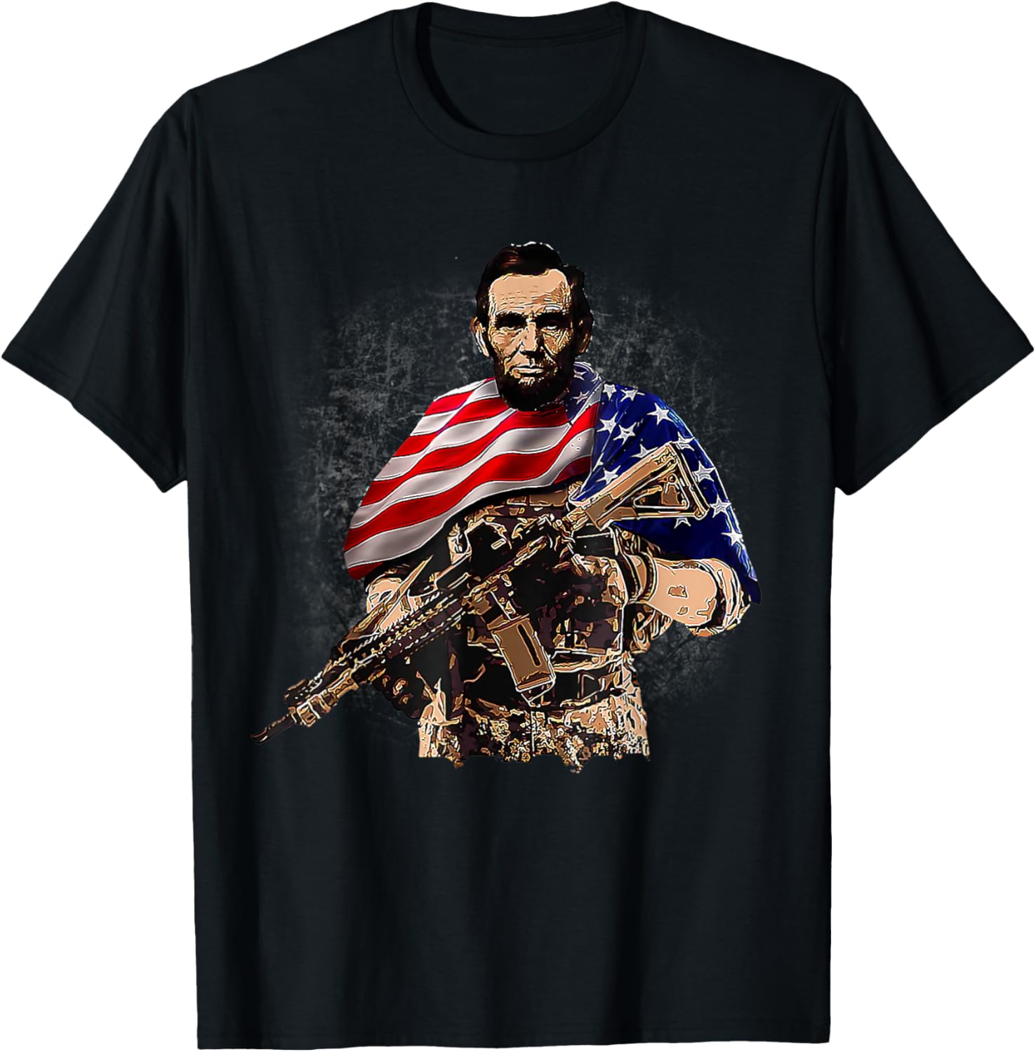 Abraham Lincoln Gun 2Nd Amendment 4Th Of July Independence D