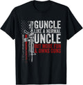 Guncle Like Normal Uncle More Fun Owns Guns Vintage Funny