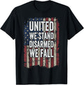 United We Stand Disarmed We Fall Pro Gun Rights Vintage