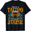Funny Vintage Tattoo Artist Quote Tattooing Machine Gun