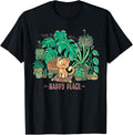 In My Happy Place \u2013 Cat surrounded by Plants