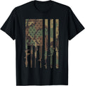 Gun Flag T Shirt Second Amendment Flag Shirt 2A Firearm