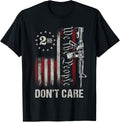 We People Dont Care Vintage Us America Flag Guns