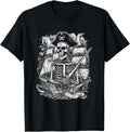 Pirate Ship Vintage Men Women Kids Nautical Boat
