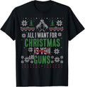 Awesome Ugly Christmas Gun Rights T Shirt