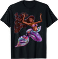 African American Mermaid Red Locs Afro Hair Black Mermaids