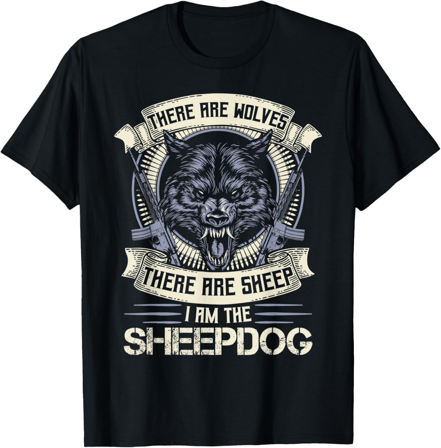 Pro Gun Wolf Sheep 2Nd Ammendment Gun Owners