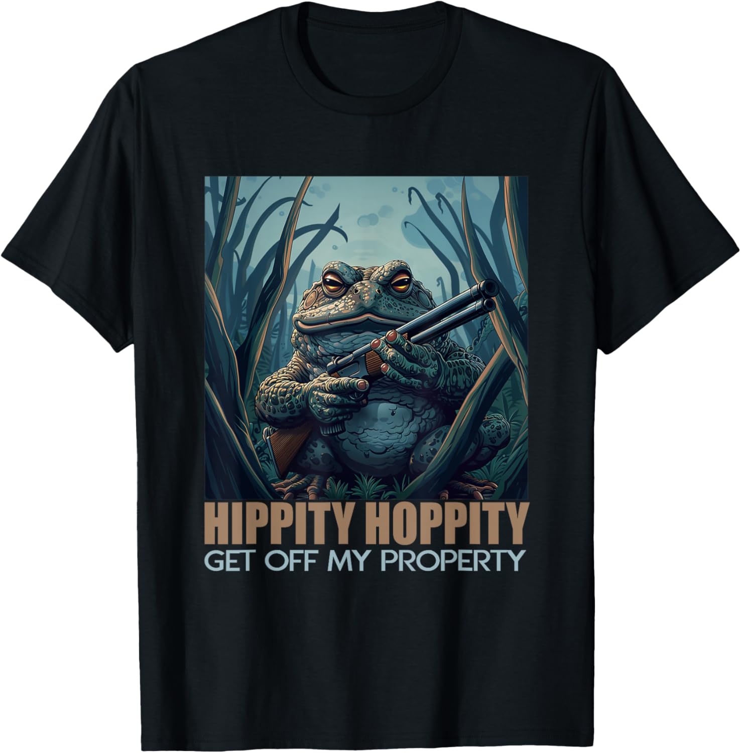 Funny Frog With Gun