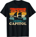 California Capitol Sailing Vintage Sailboat Boating Sailor